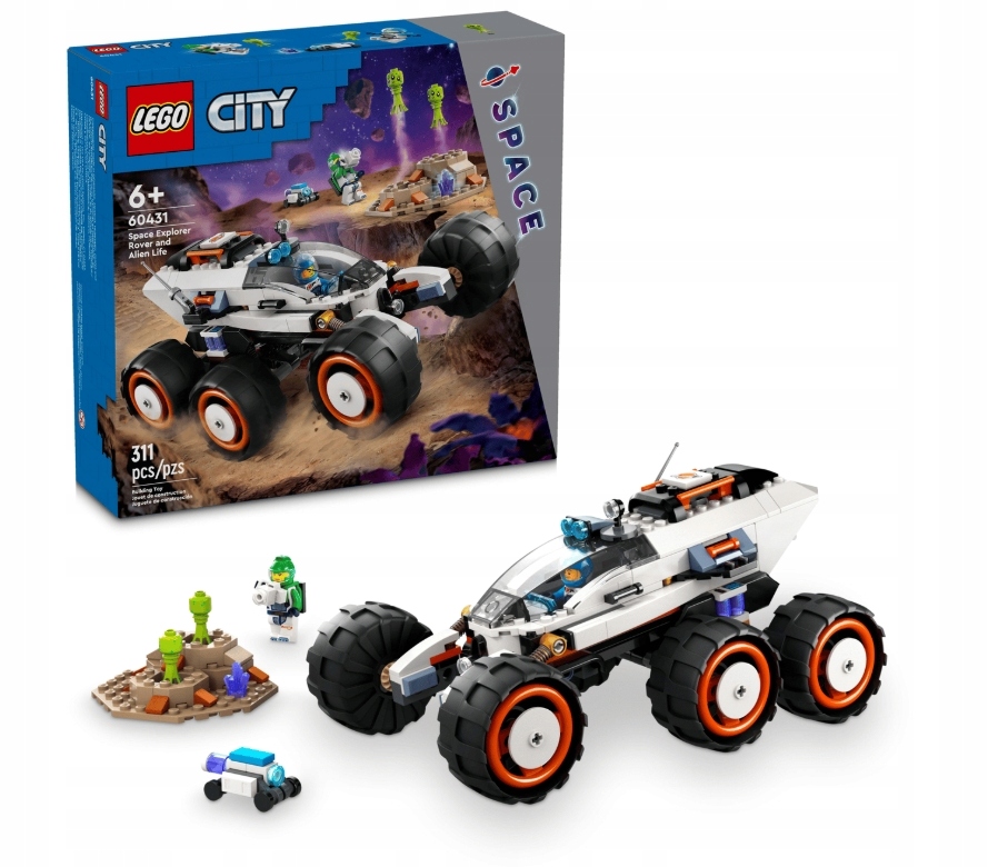 Lego City Kosmiczny łazik i badanie życia w kosmosie 60431