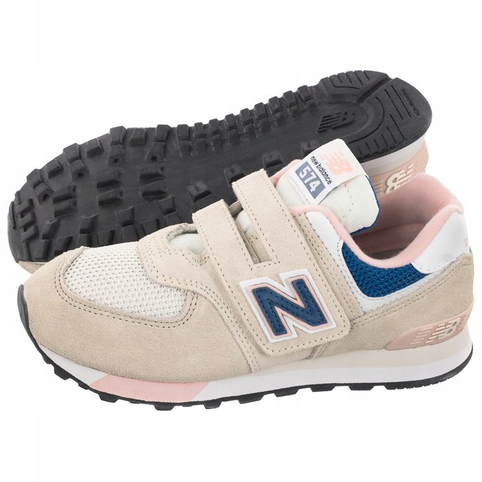 Detská obuv New Balance PV574LK1 Béžová