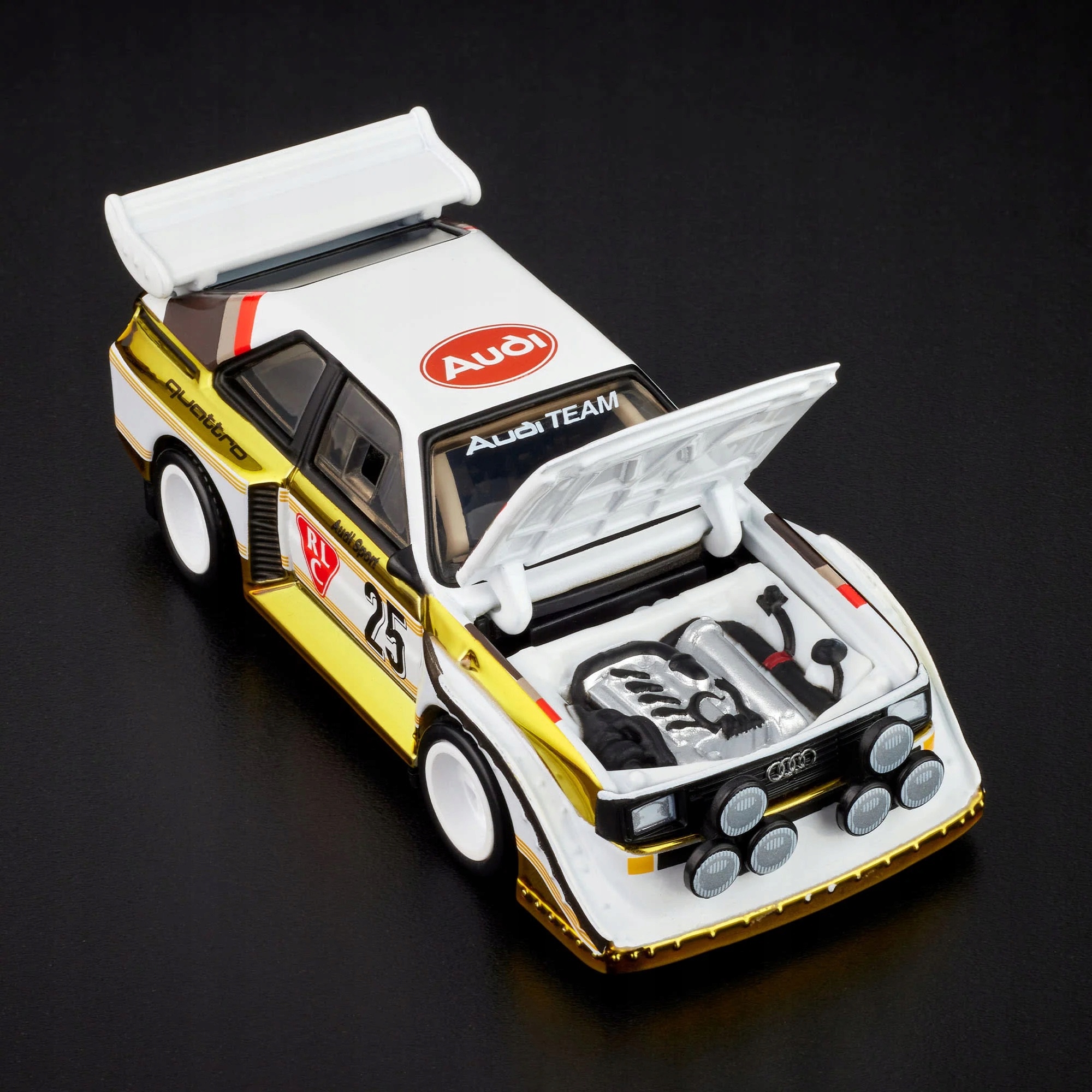 ミニカー Hotwheels RLC 1985 Audi Sport Quattro S1 Audi Sport quattro S1 z 1985 r. RLC Ekskluzywne • Cena