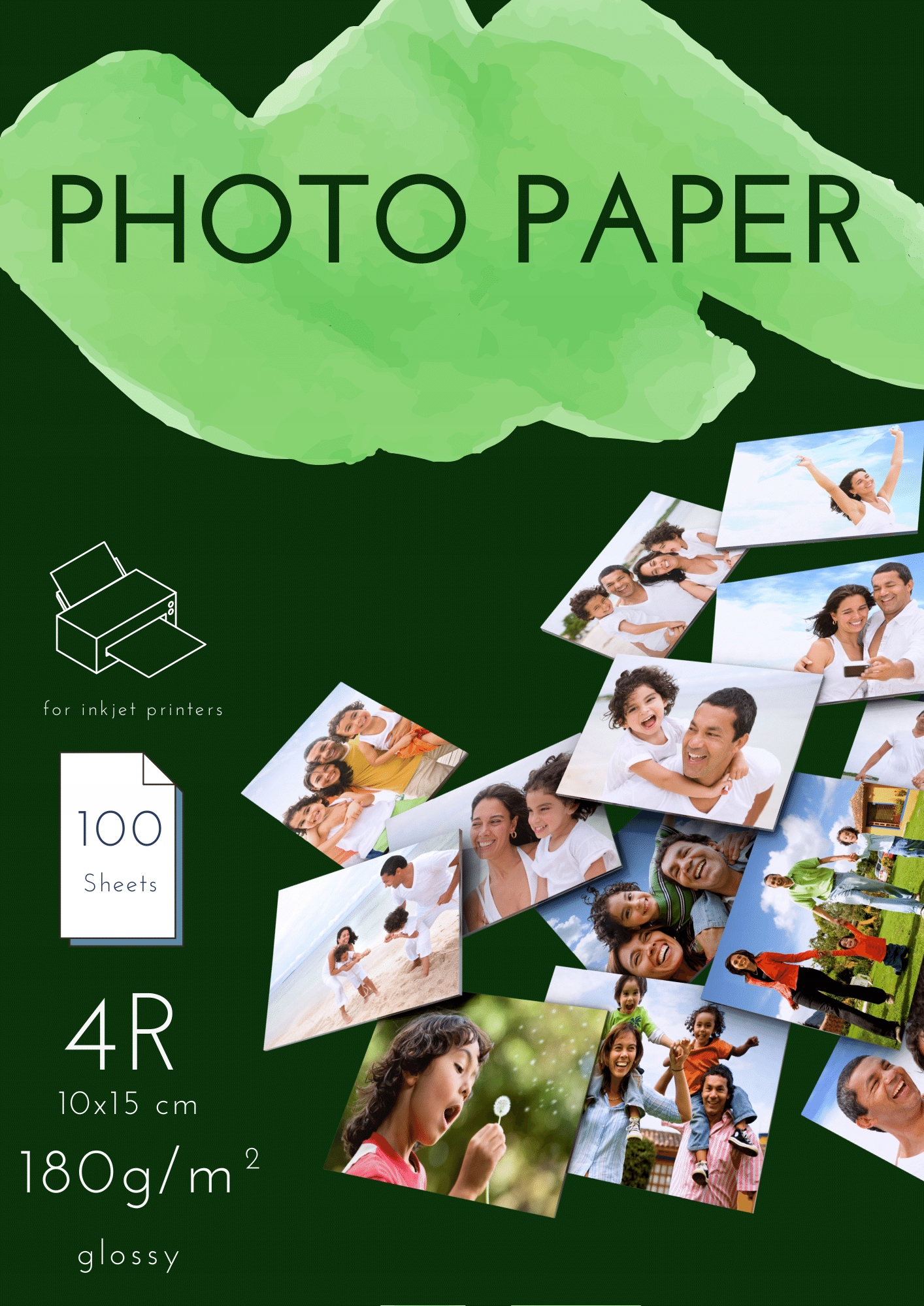 

Papier Fotograficzny Błyszczący 10x15 180g 100 szt