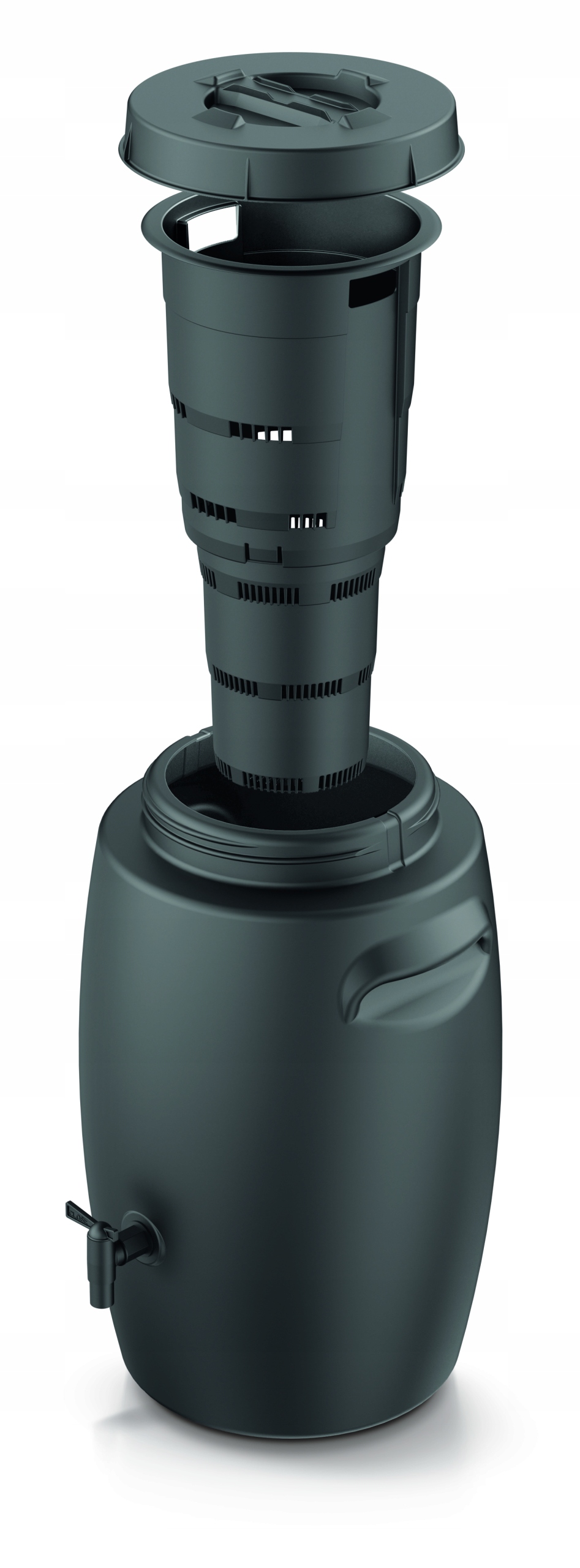 ZBIORNIK BECZKA NA NAWÓZ OGRODOWY GNOJÓWKĘ KOMPOSTOWNIK 55L SOLIDNY+ KRANIK Długość (dłuższy bok podstawy) 60 cm