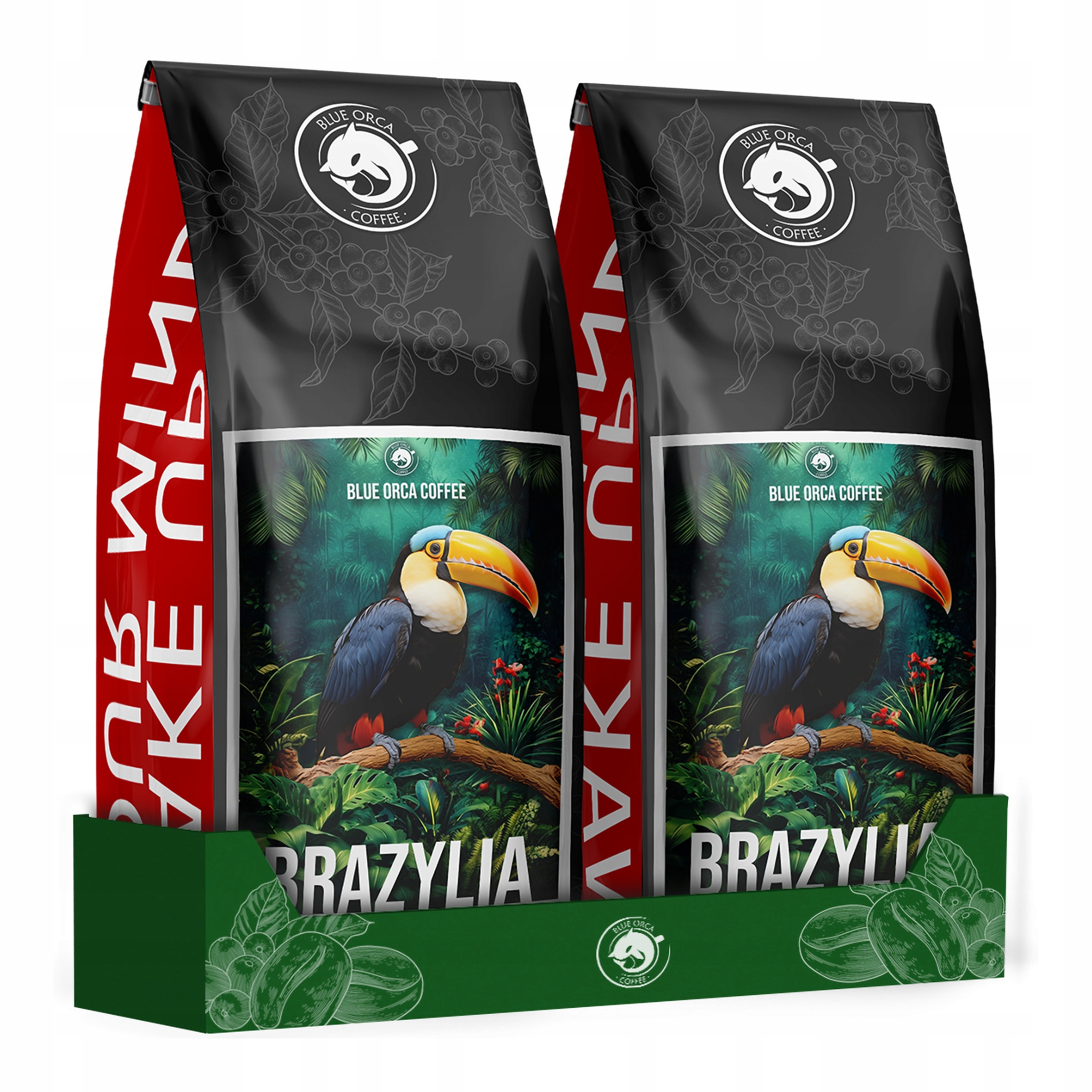 Káva zrnková 1kg x2 Brazílie Crema 100% Arabica Patrocinio Cerrado Čerstvá