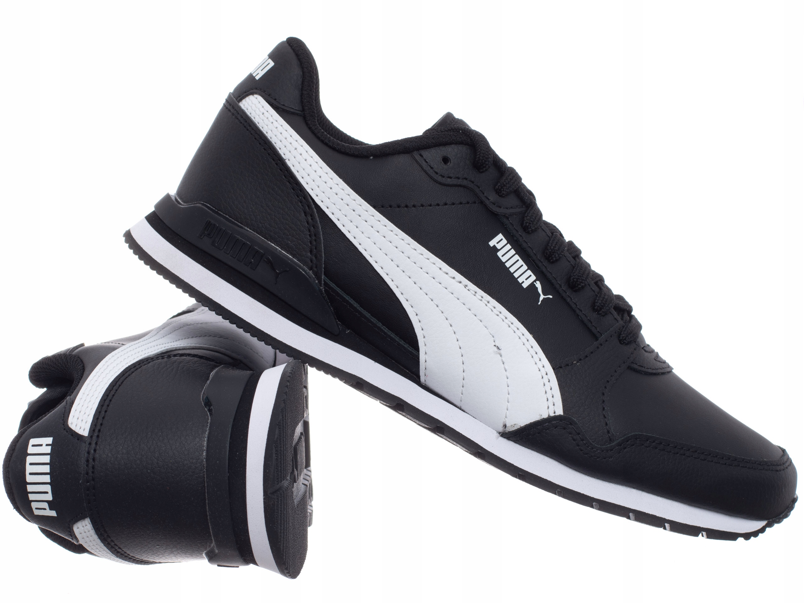 Puma Unisex Boty St Runner V3 L 384855-06 tenisky Černé