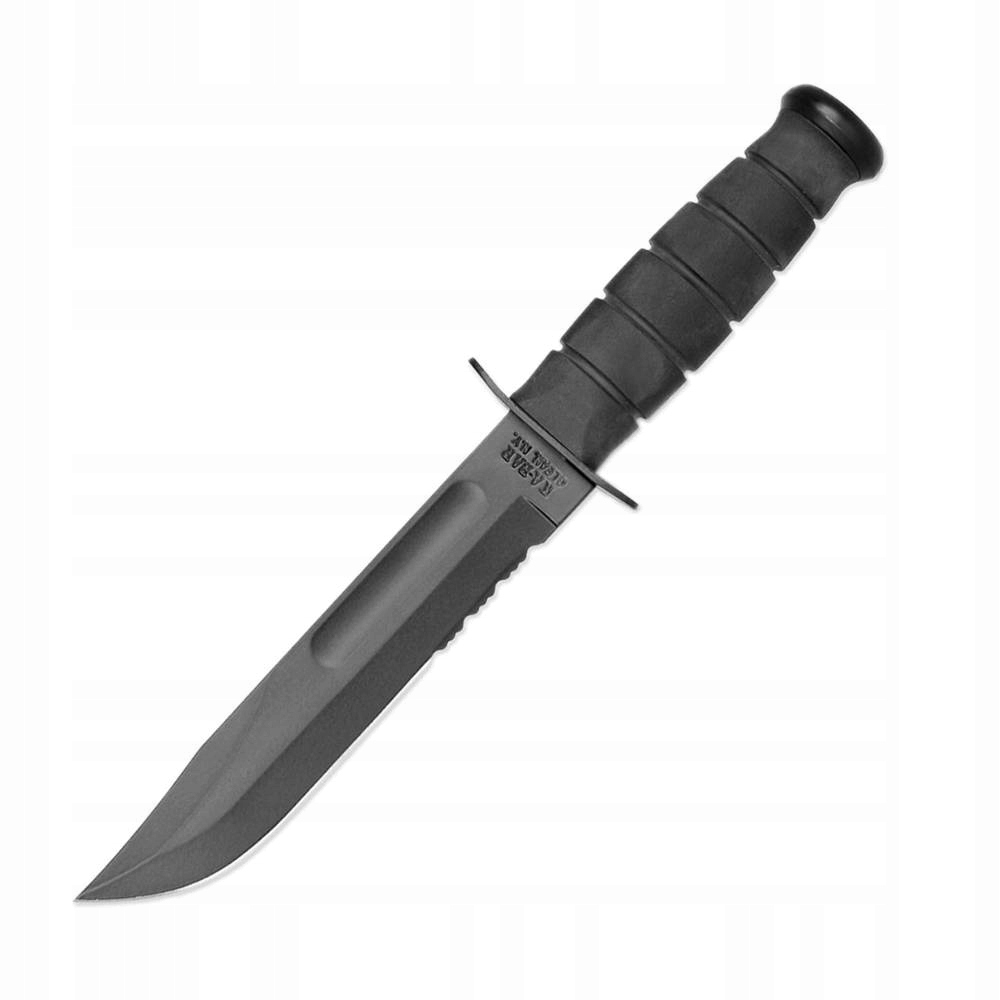 Ka-Bar 1214 Black Serrated Gfn Sheath