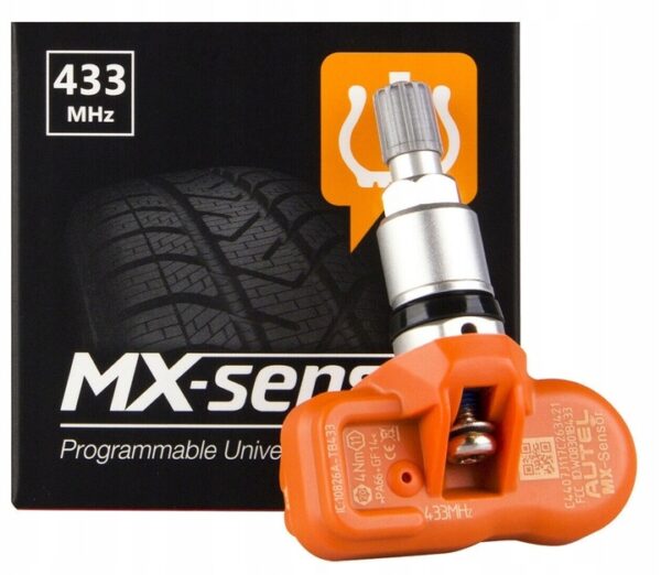 Snímač tlaku pneumatik Tpms Autel MX-Sensor 433 MHz – hliníkový ventil