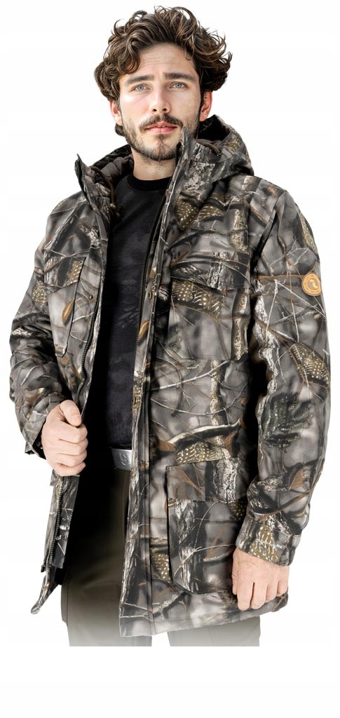 Kurtka ochronna ocieplana, z kapturem, survivalowa Reis Baribal Mo r. XXXL