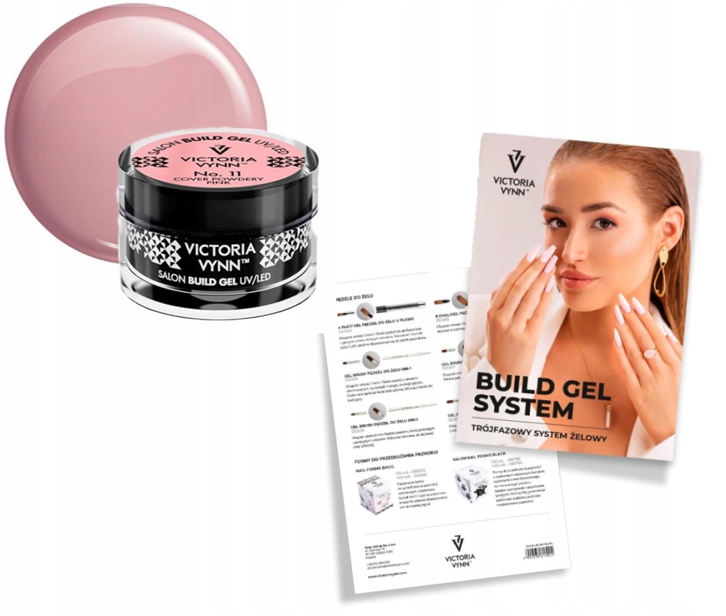 Victoria Vynn Build Gel UV/LED 11 Powder Pink 50ml + System ULOTKA
