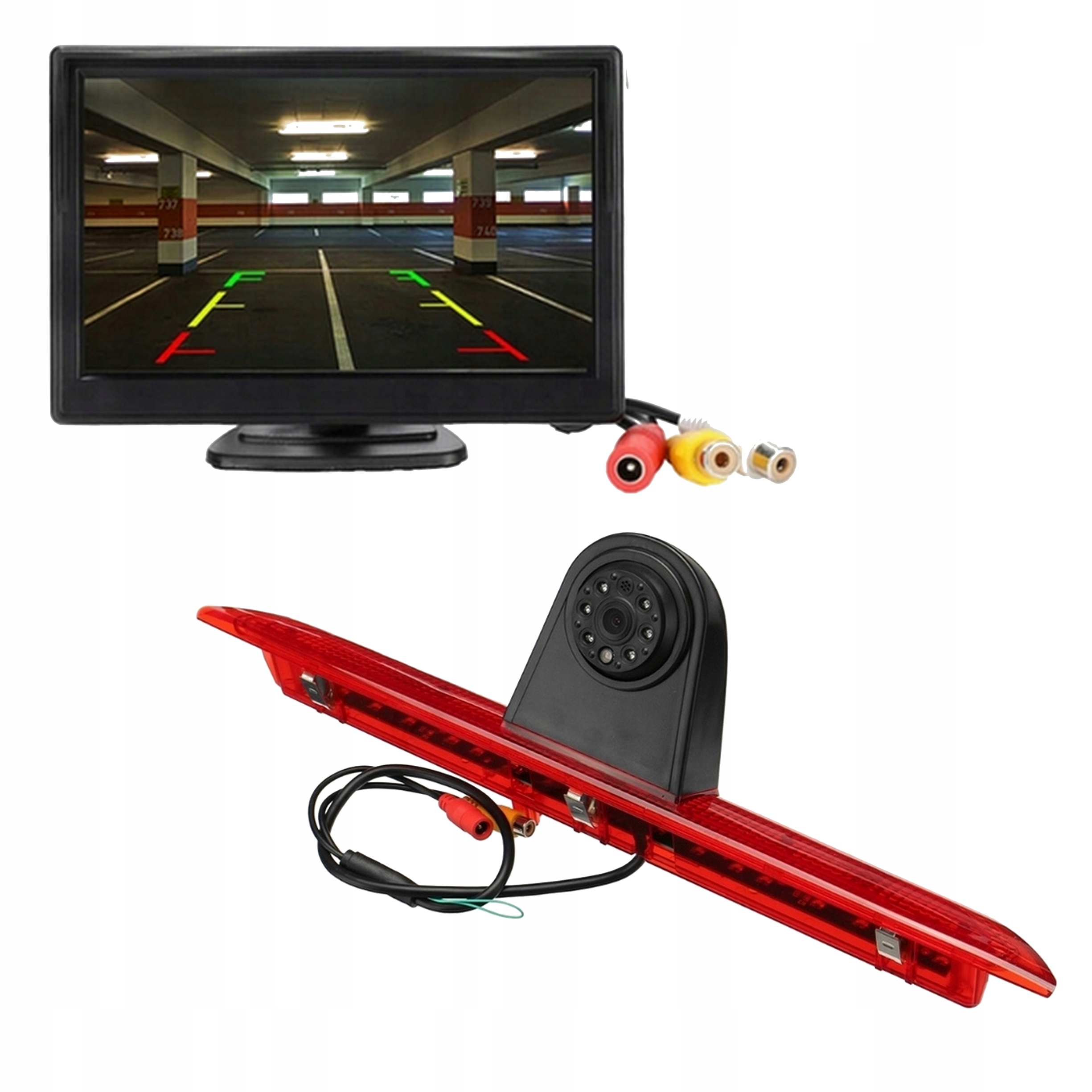 Sada Na Cúvanie, Brzdové Svetlo S Kamerou Monitor 5" Sprinter Crafter Diódy Ir