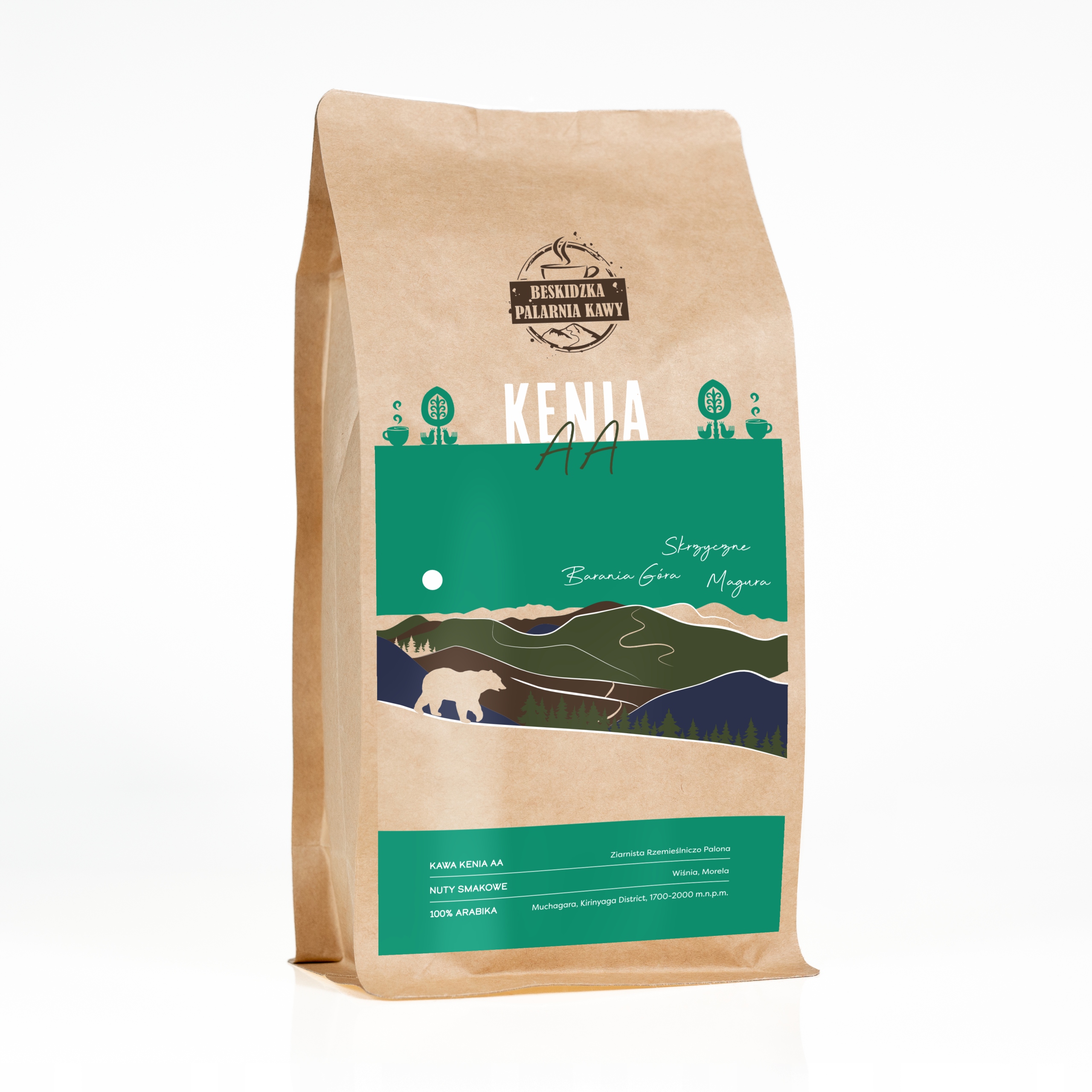 Čerstvě Pražená Káva Zrnková Keňa Aa 500 g Zambie Aaa 500 g 100% Arabica