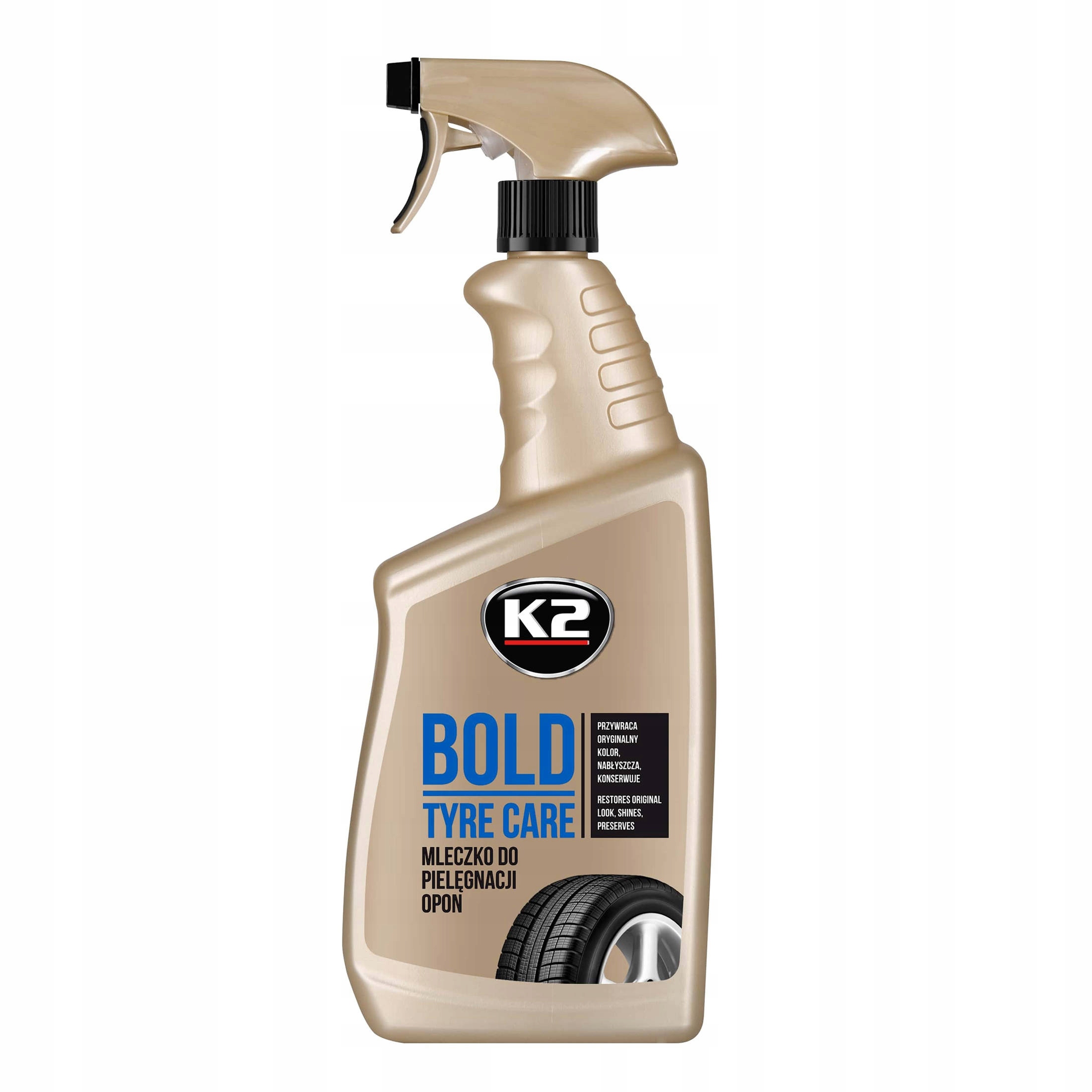 

Środek do nabłyszczani opon K2 Bold 700 ML