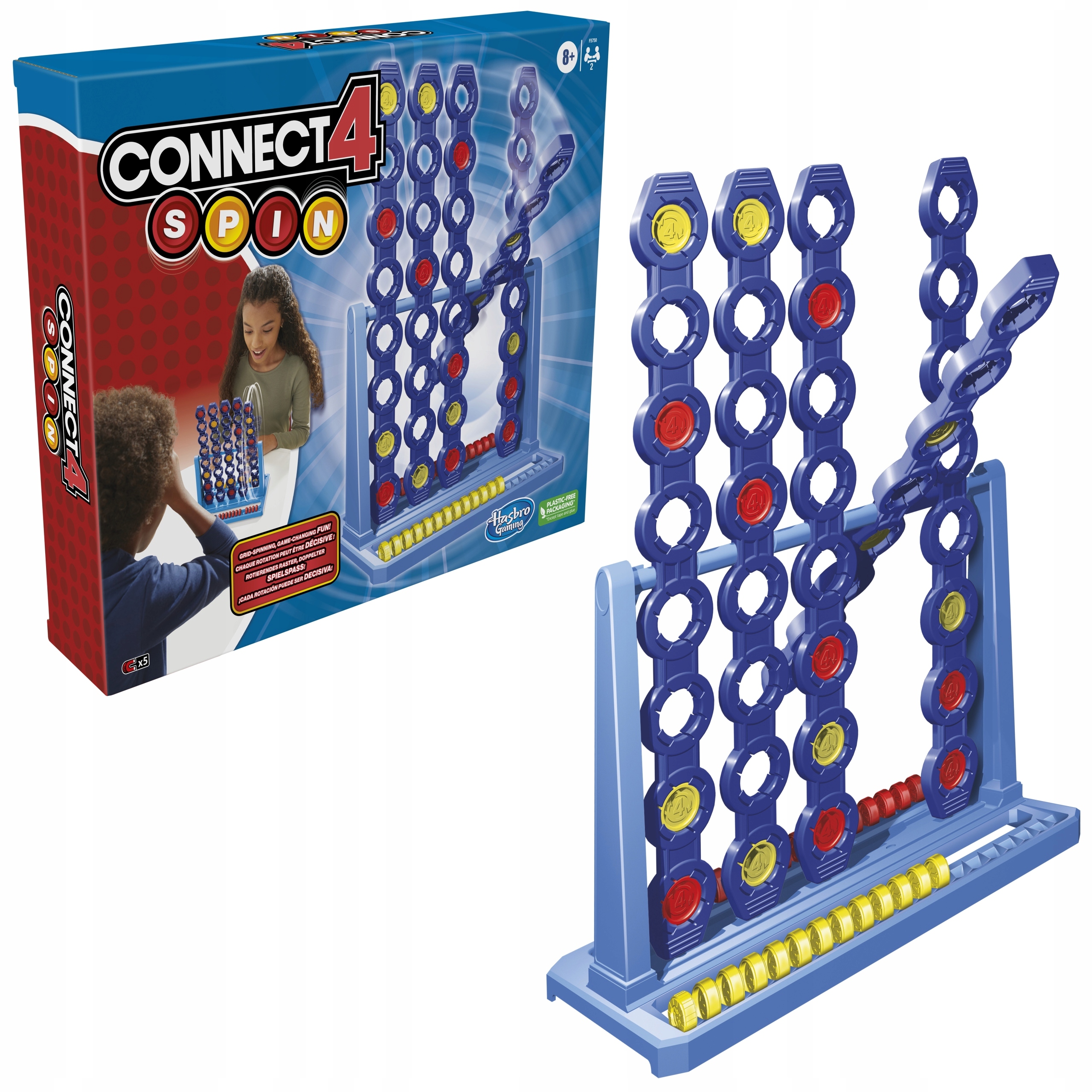 Gra planszowa Hasbro Gra Connect 4 Spin Hasbro Gaming