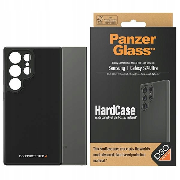 PanzerGlass HardCase Sam S24 UltraS928 D3O 3xMilitary grade černý