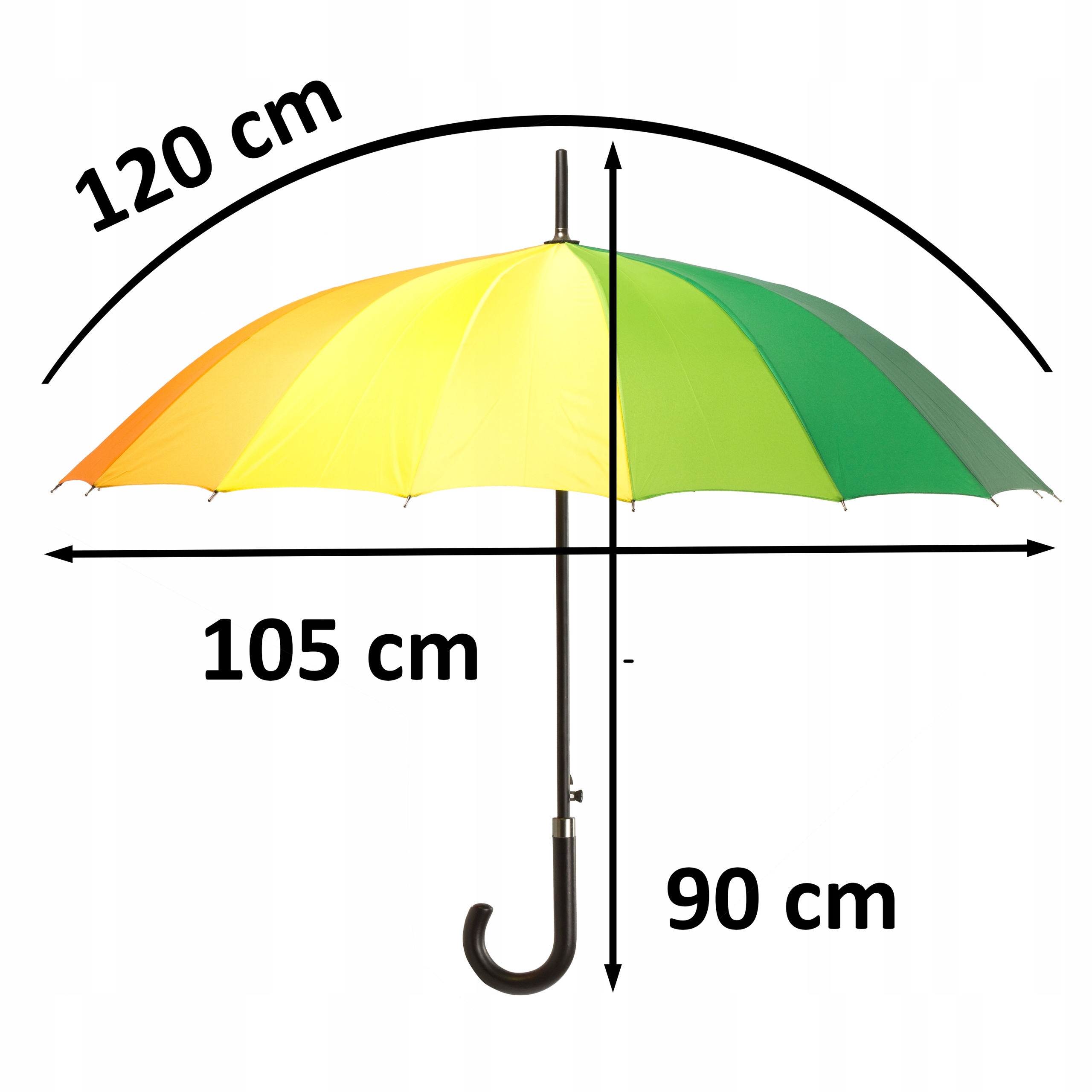 Парасолька парасольку Веселка барвисті Веселка Великий 16 R підлогу продукт унісекс