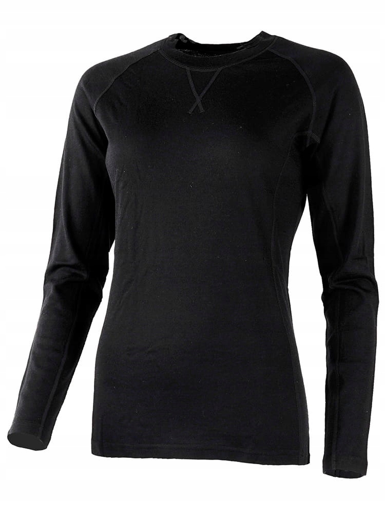 Termoaktivní Motocyklové Tričko Rukka Wool-r Lady Black, Černá, Dámské