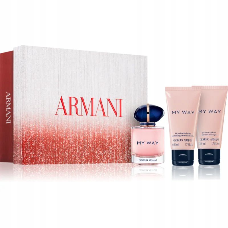 My Way – Parfémovaná Voda 50 ML (plniteln)+tlov Mléko 50 Ml+sprchov Gel 50 M