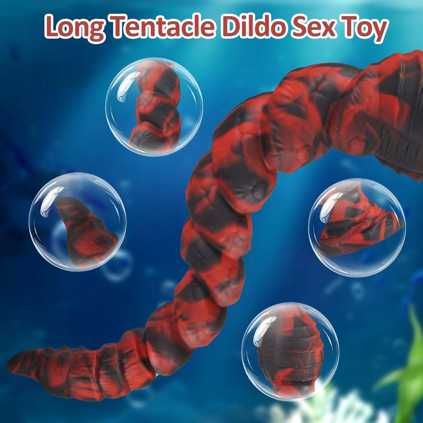 SILIKONOWY DŁUGI DILDO 39 CM ELASTYCZNY KOREK ANALNY MASAŻER PROSTATY — miniatura 3