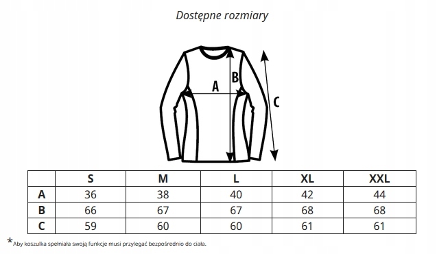 Koszulka damska termiczna Bambus MERINO WOOL r.XL Kod producenta PDDR/XL/BAM1/003