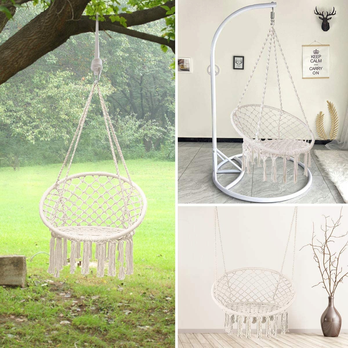 HUŚTAWKA HAMAK OGRODOWY FOTEL BUJAK DELUXE MODERN Styl nowoczesny