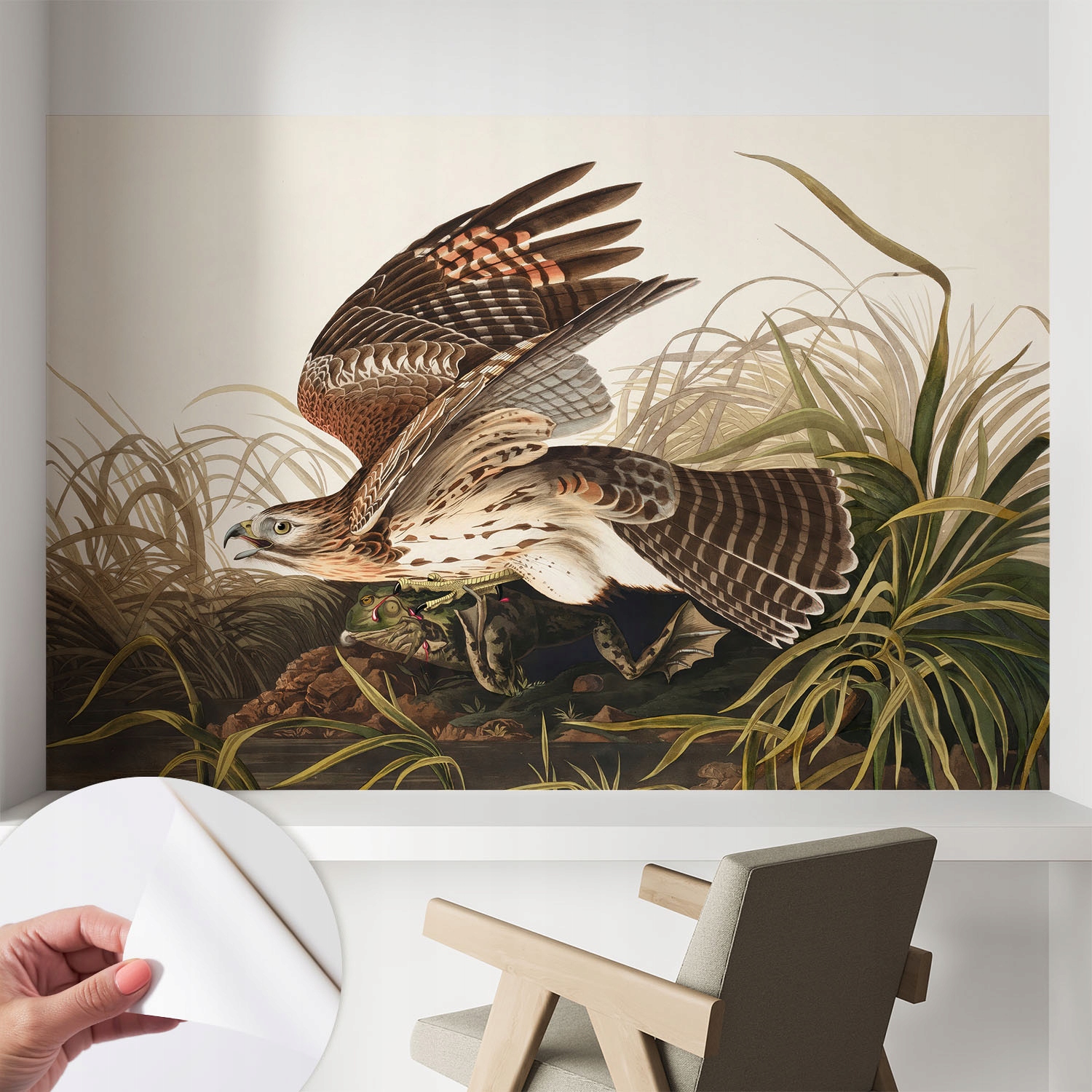 Fototapeta Samolepicí Designová módní okřídlená krása 104 x 70 cm