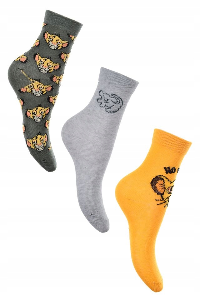 

Król Lew skarpetki dla chłopca 3 pak 23/26