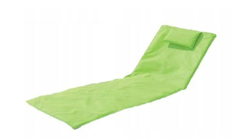 

Składana Mata Plażowa Leżak Z Oparciem