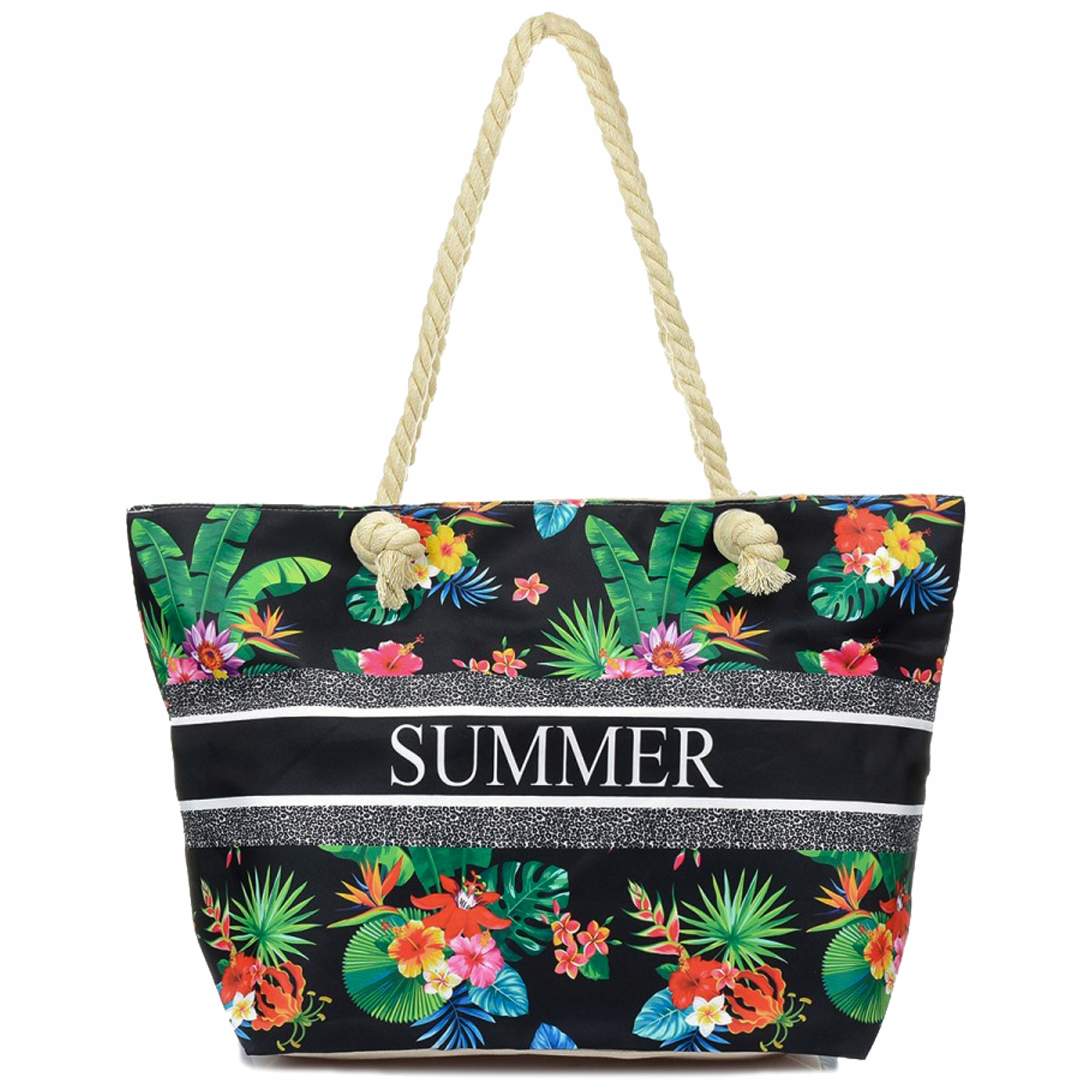 

Torba Plażowa Zapinana Miejska Shopper Torebka