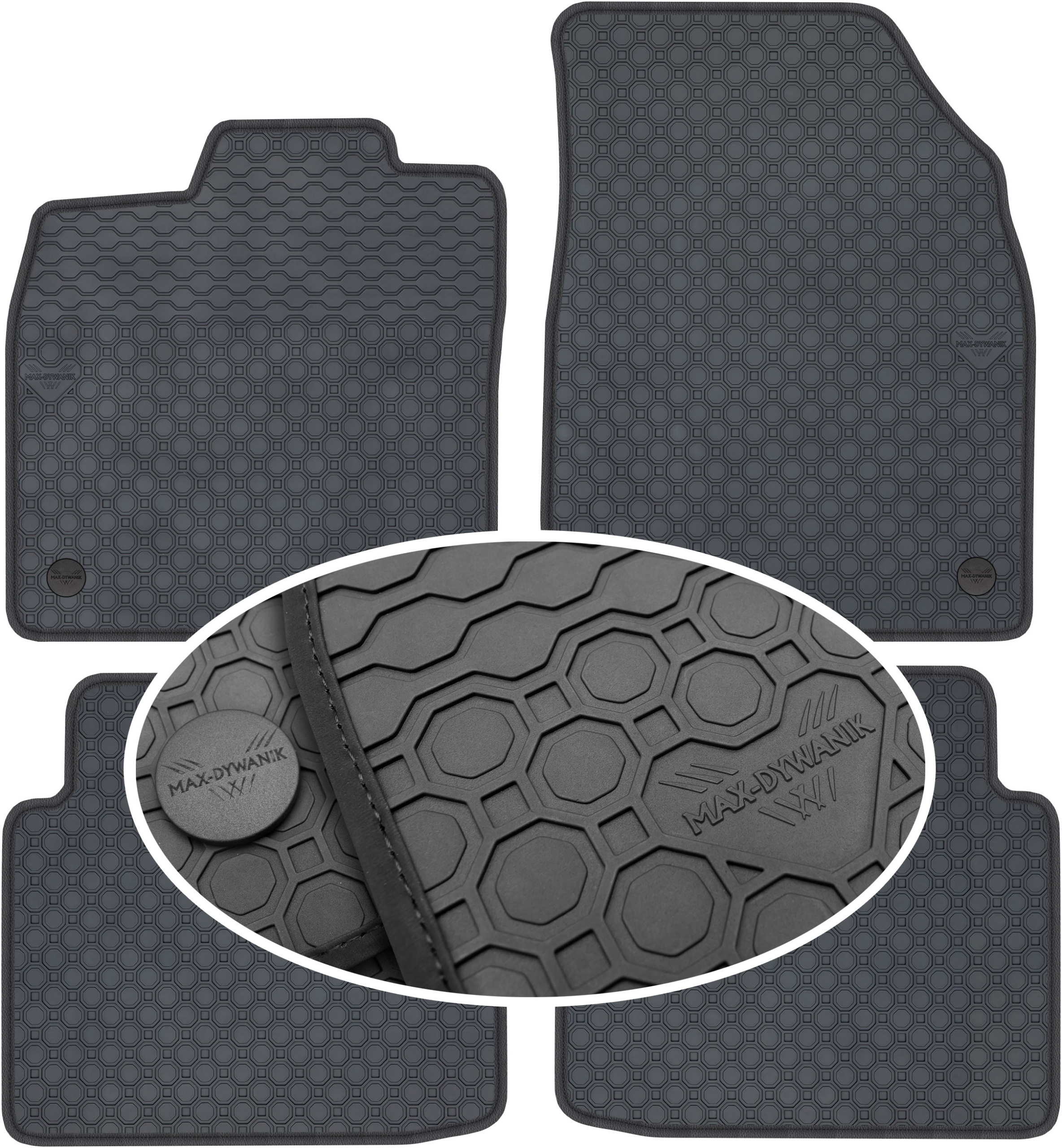 Audi Q4 e-tron od roku 2021. Gumový koberec PrimeLiner čierny