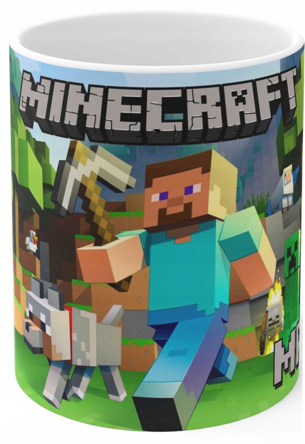 

Kubek imię Minecraft Steve kubek gracza