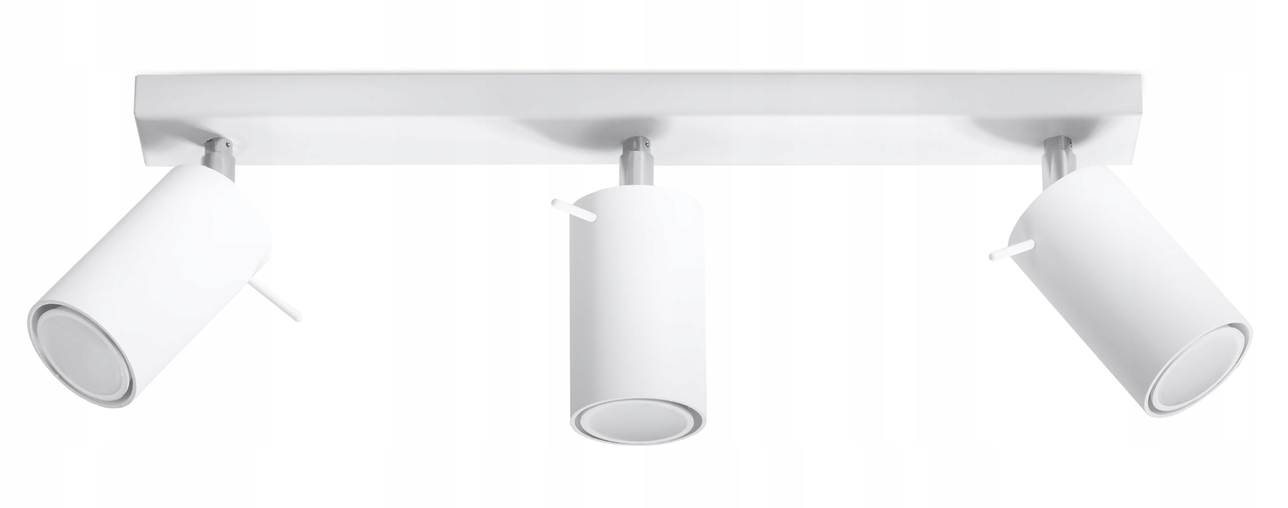 

Lampa Sufitowa Plafon Ring 3 Biały Sollux 09
