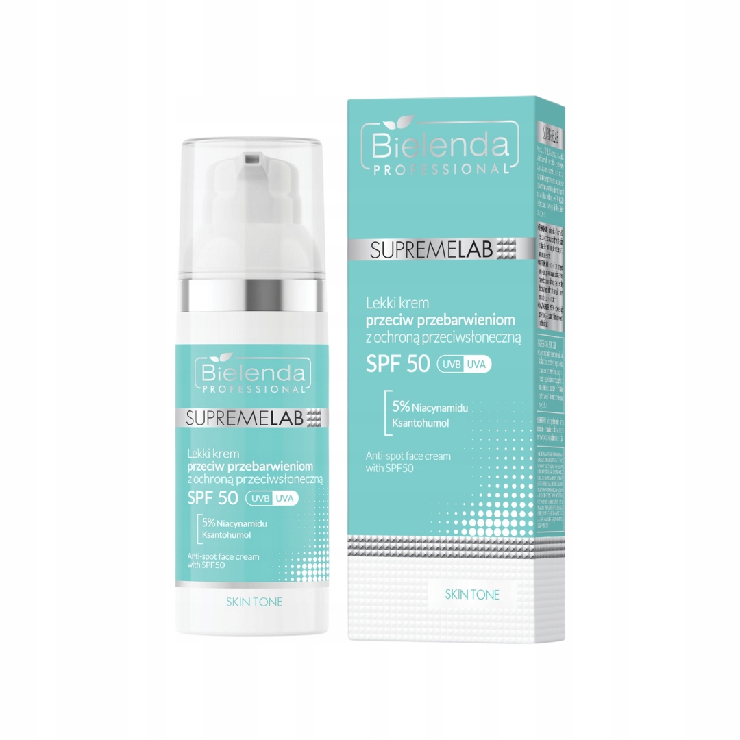 Bielenda Supremelab Lehký krém proti pigmentovým skvrnám s SPF50 50 ml