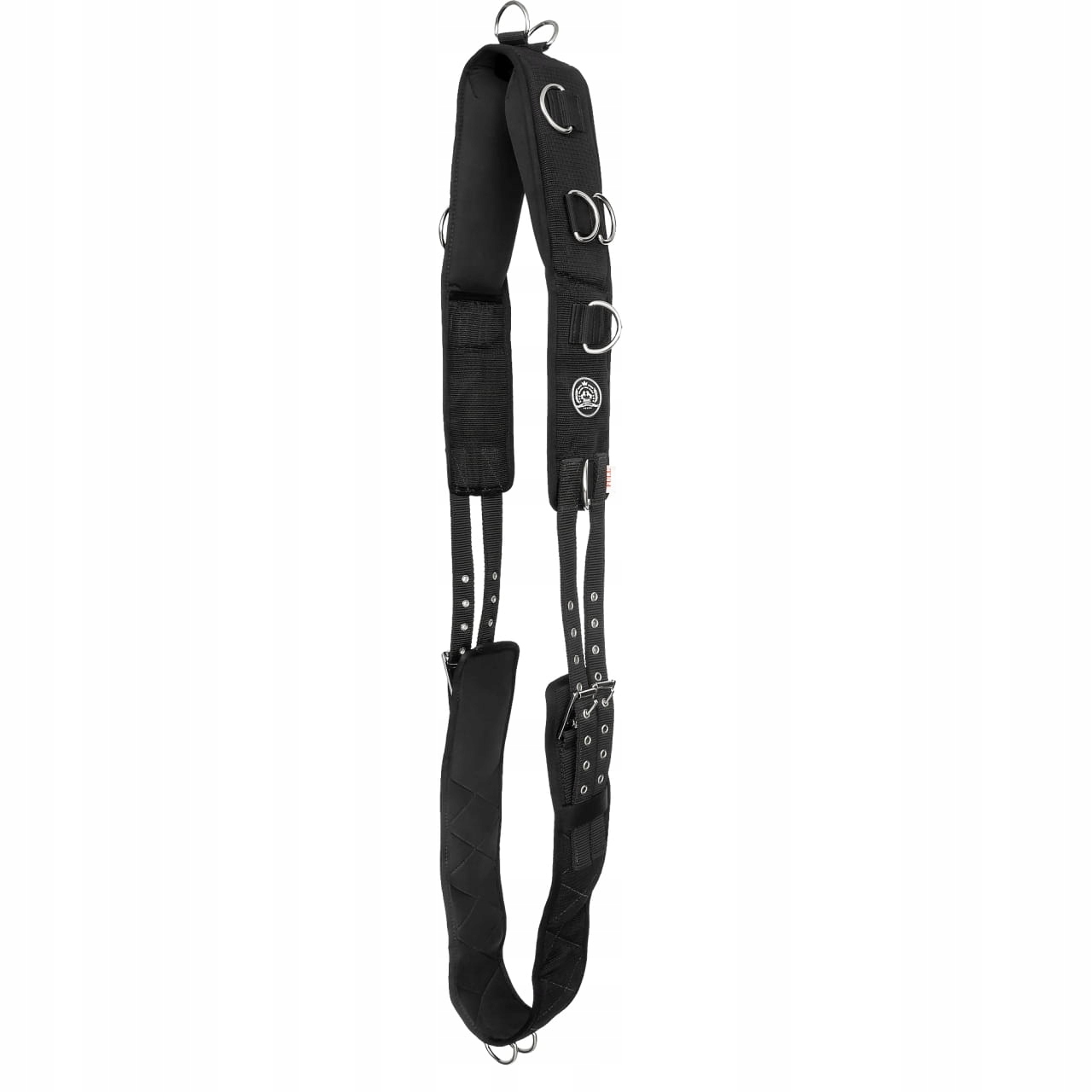 Pas do lonżowania dla konia Start Neoprene MoldedFoam czarny Full