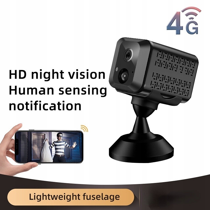 Mini Gsm 4G Lte bezdrátová Ip kamera na baterie