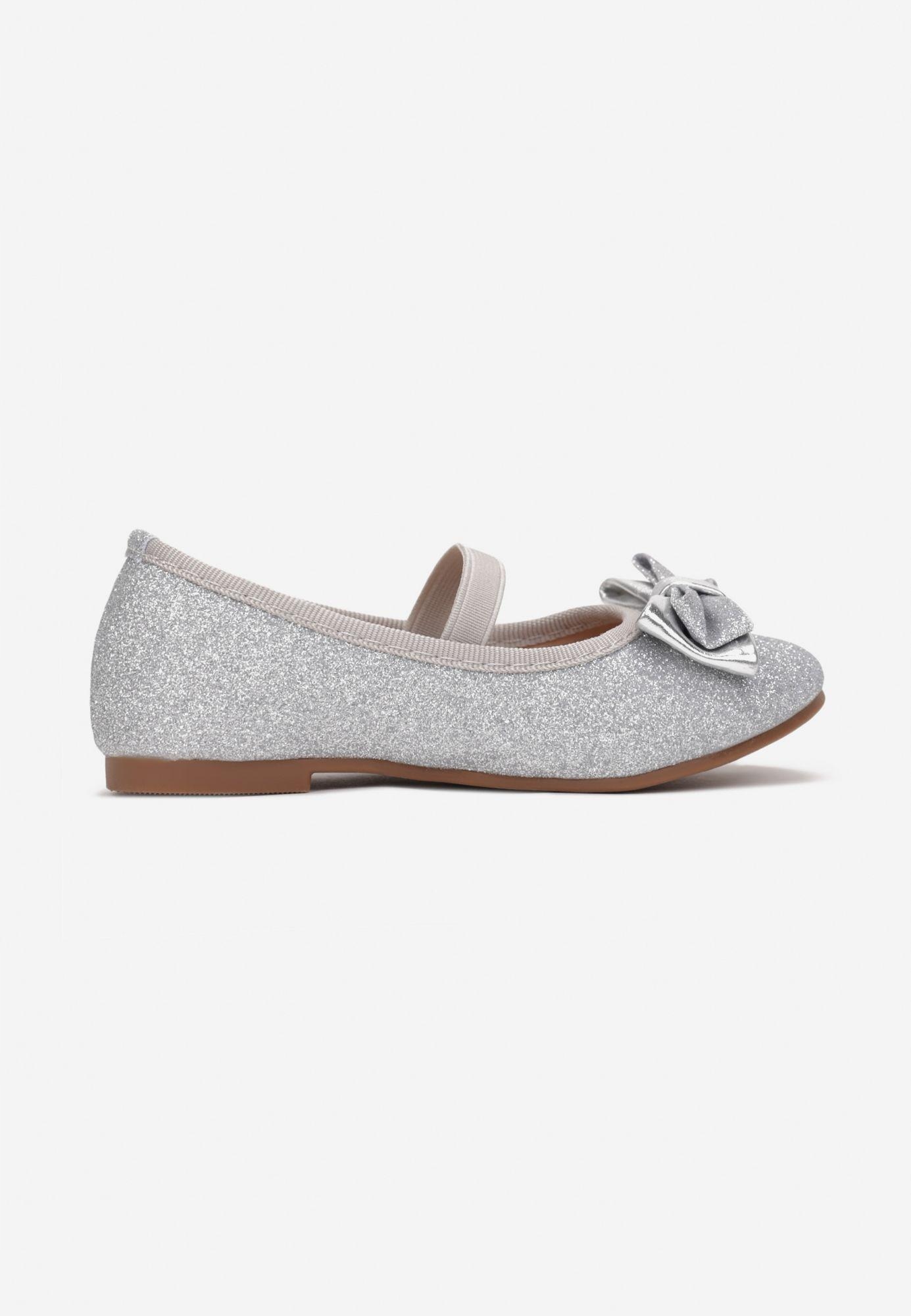 

Born2Be Srebrne Balerinki 29 Ekoskóra Casual