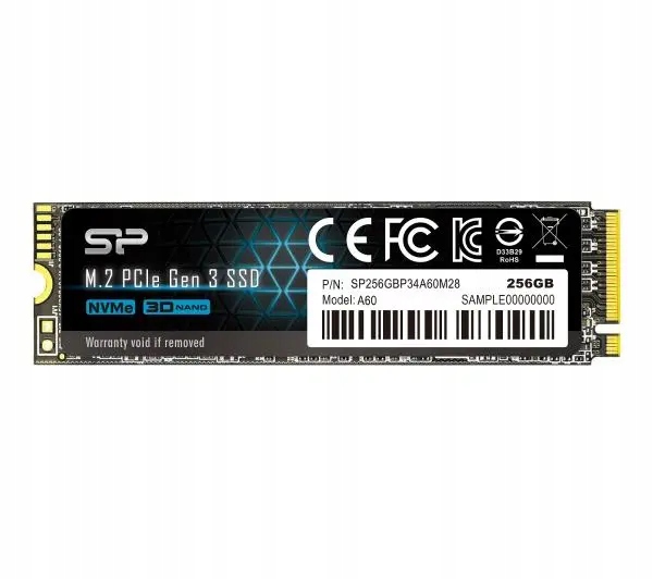 Dysk Ssd Silicon Power P34A60 256GB M.2 2280 PCIe