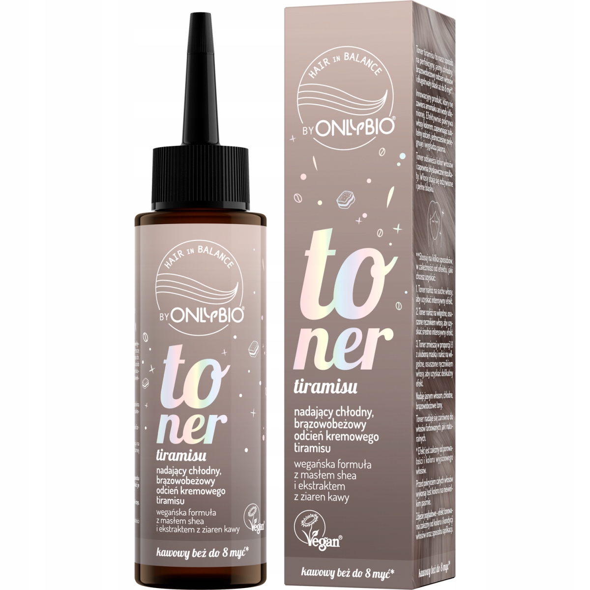 OnlyBio Hair In Balance toner na vlasy Tiramisu 100 ml