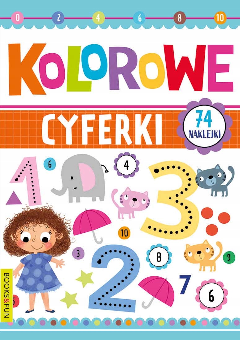 

Kolorowe Cyferki 74 Naklejki