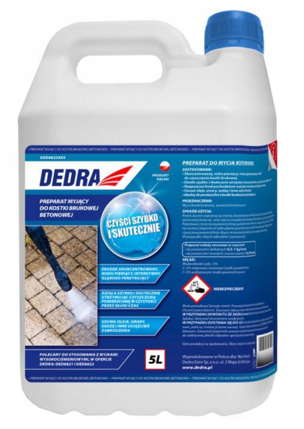 

Płyn do mycia kostki brukowej 5l Dedra DED8823A55