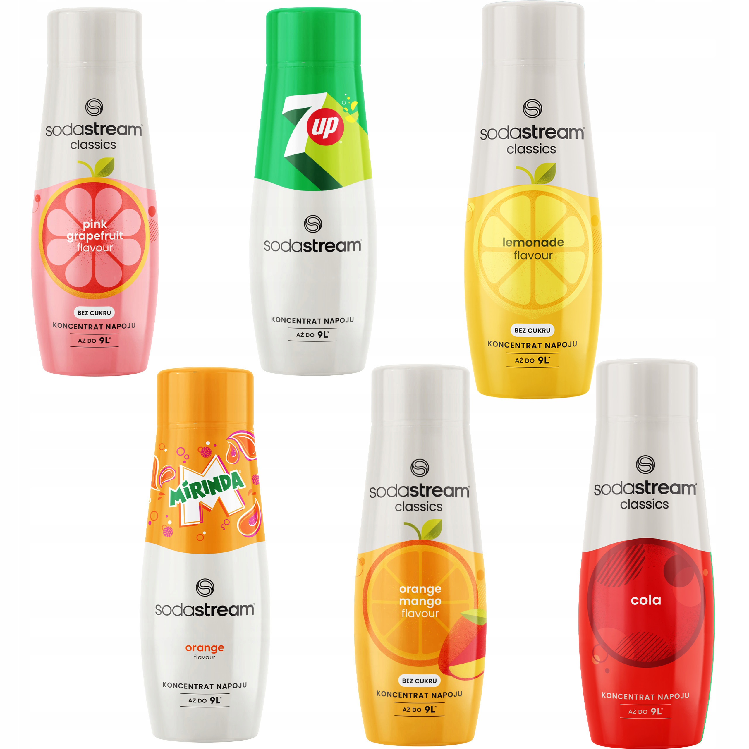 Levně Sodastream Sada koncentrátů 6 ks příchutí sirupu