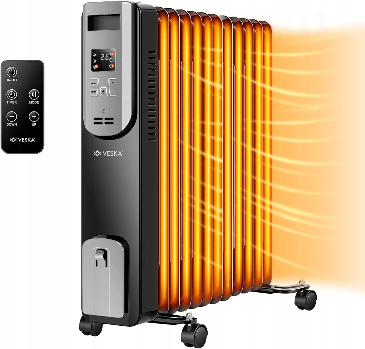 Elektrický Olejový Ohrievač 2500W Veska De