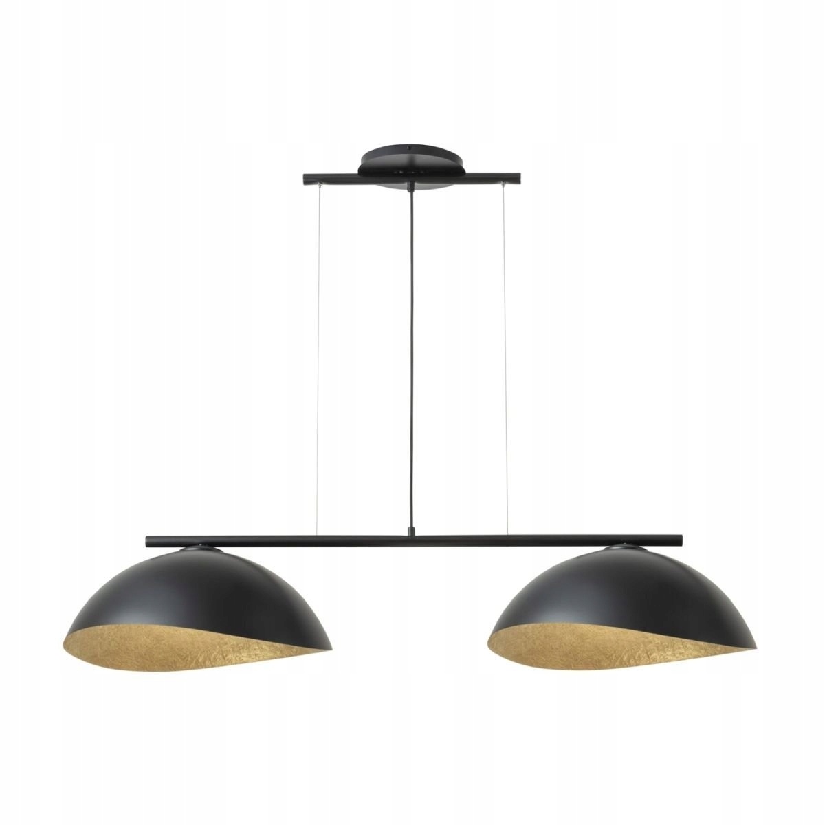Závesná lampa s čierno-zlatými tienidlami Solar 2 M 40577 Sigma Lighting