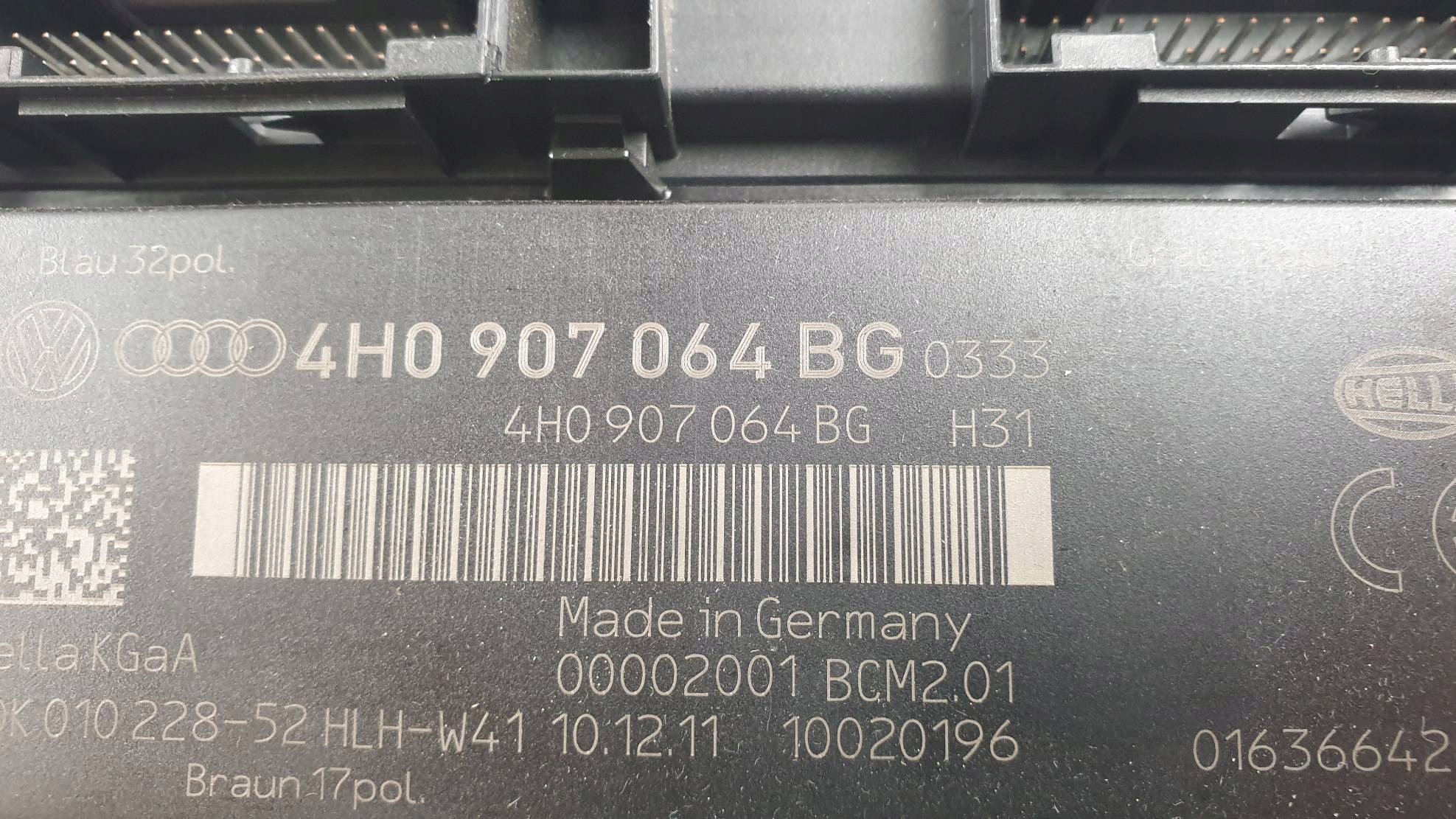 module 4H0907064BG AUDI A6 C7 2011R 2.0 TDI