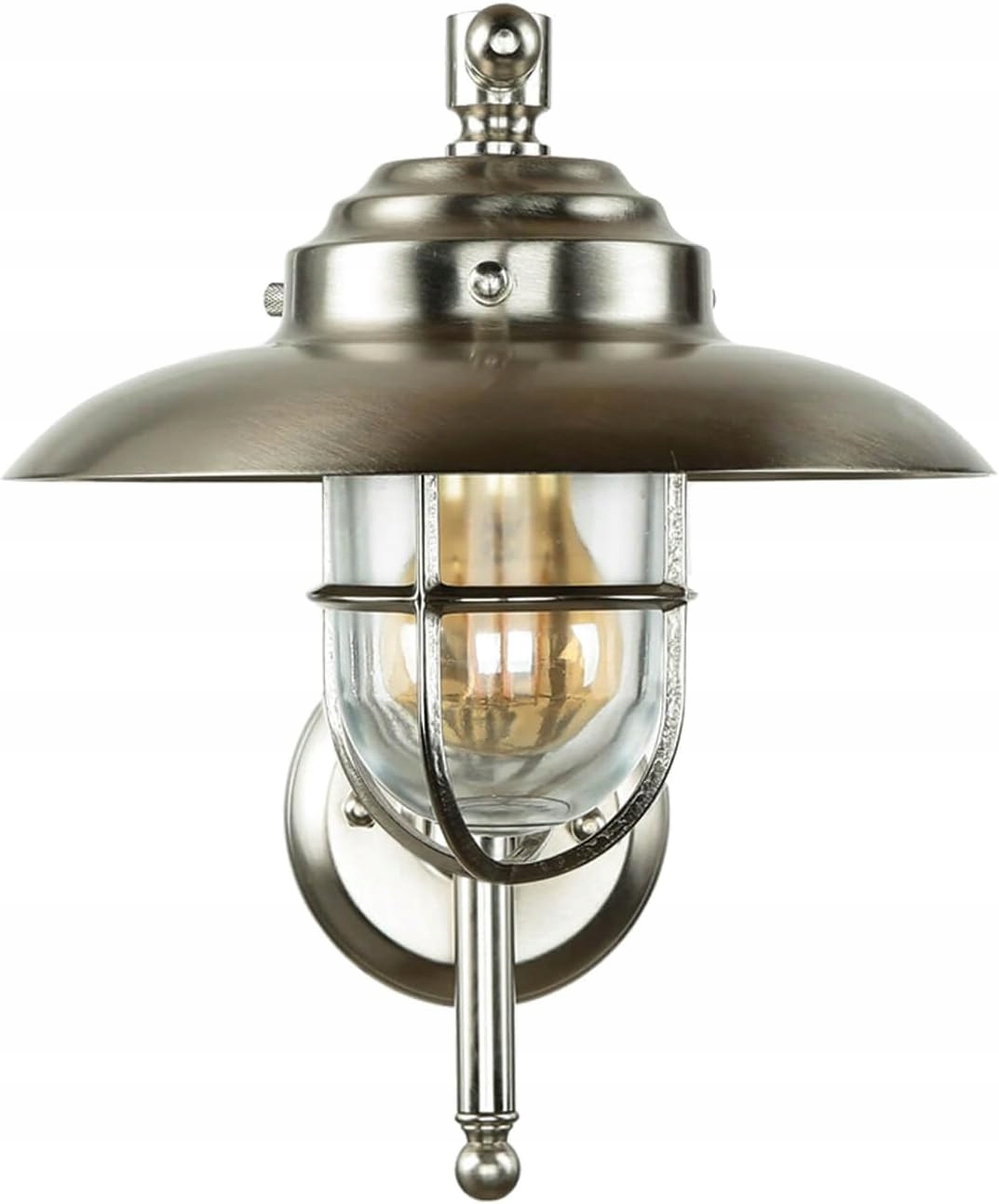 Vonkajšia nástenná lampa Kava mosadzná IP43 vodotesná