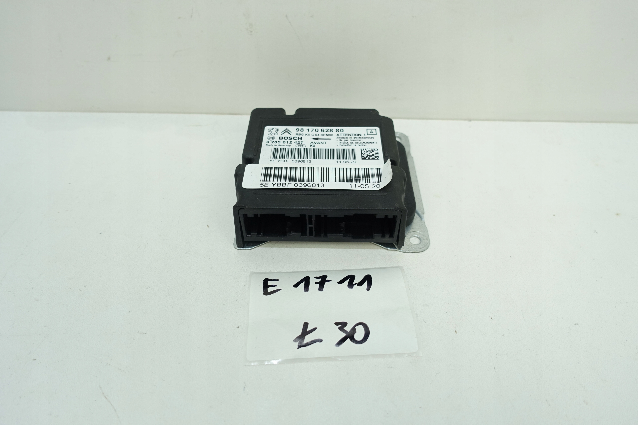 modul SENSOR AIR BAG PEUGEOT EXPERT 9817062880