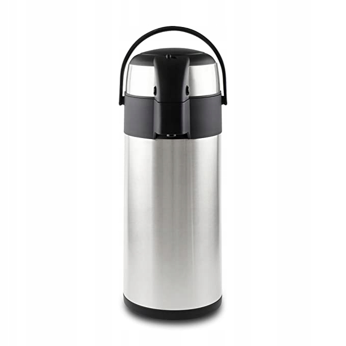 Pioneer Flasks SS22R Vakuový džbán Termos s pumpičkou 2,2L Nerezová Ocel
