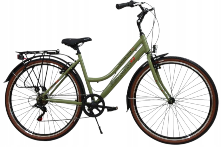 Rower Trekkingowy German 28" Turystyczny Trekking Męski Damski Navy Army