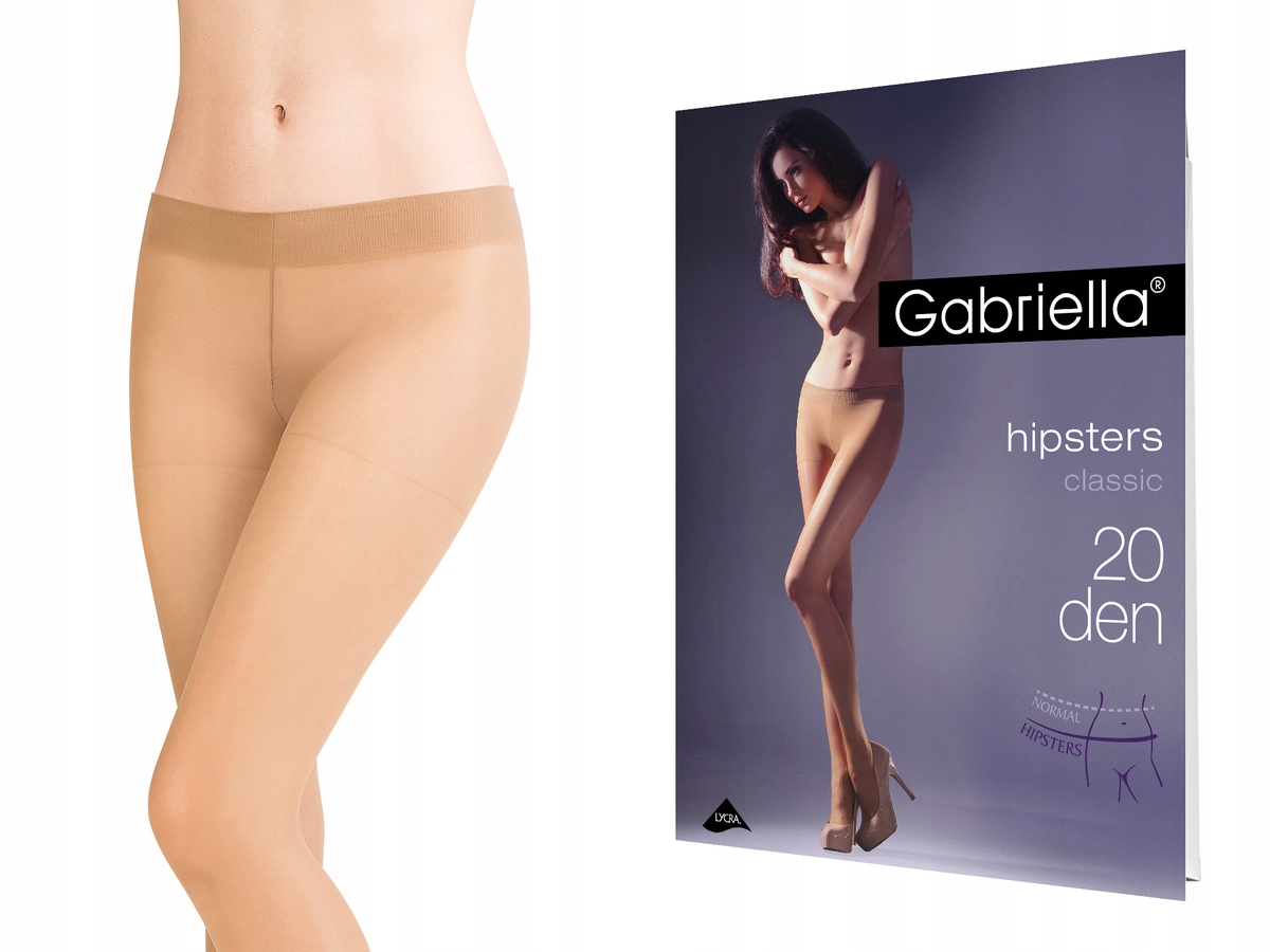 

Rajstopy Gabriella Hipsters 20 den Beige 3