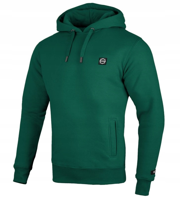 Mikina Octagon Small Logo bottle green s kapucí M