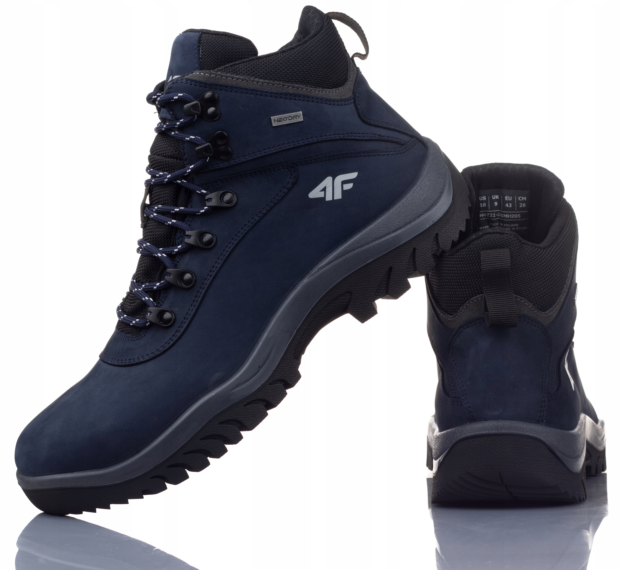 

Buty Męskie 4F Trekking Wodoodporne Skórzane R-41