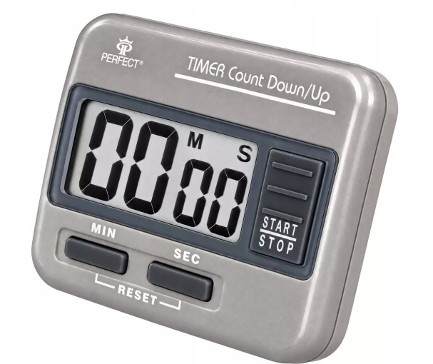 Minutník LCD Perfect TM-86A Grafitový kuchyňský časovač Digitální