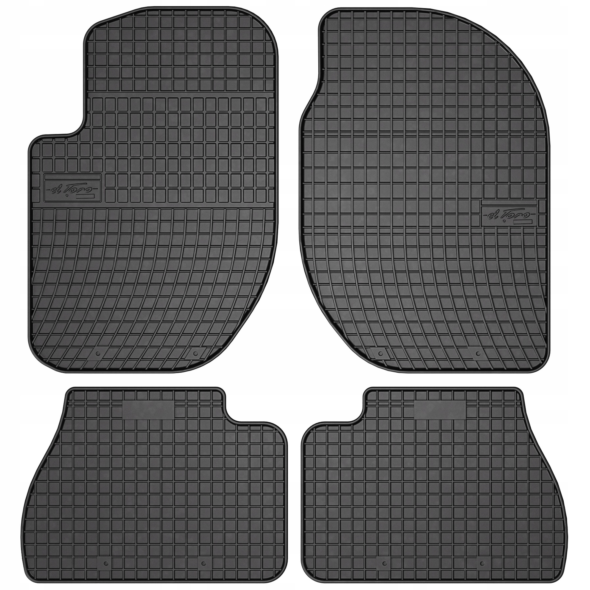 Gumové koberce černé Land Rover Freelander 1996-2006